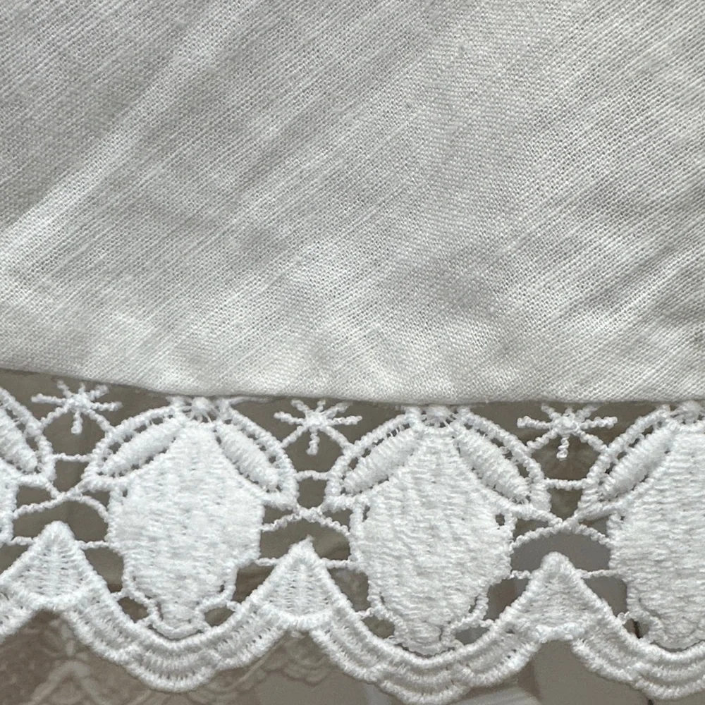 NWT Endless Rose White Halter Neck Open Back Lace Boho Cottagecore Dress Size L
